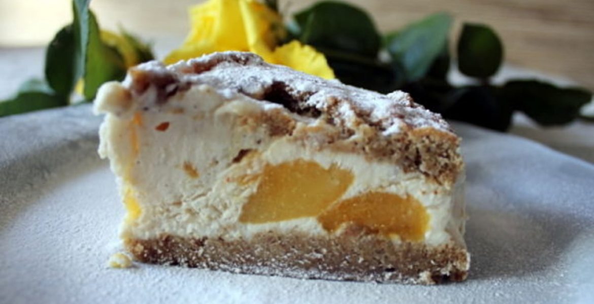 tarta de ricota y peras