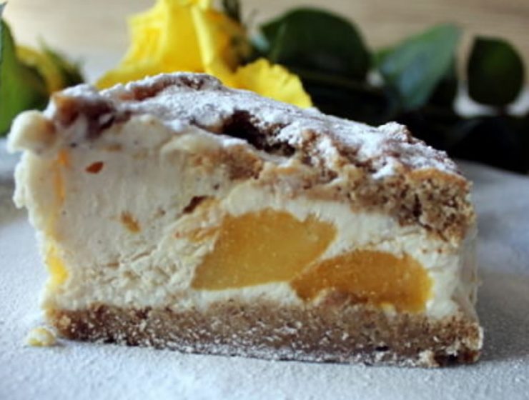 tarta de ricota y peras