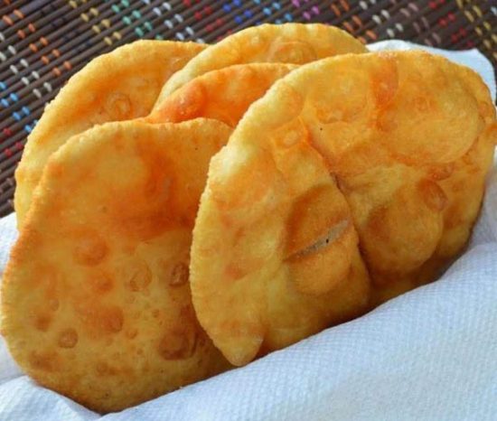 tortas fritas sin grasa con harina integral