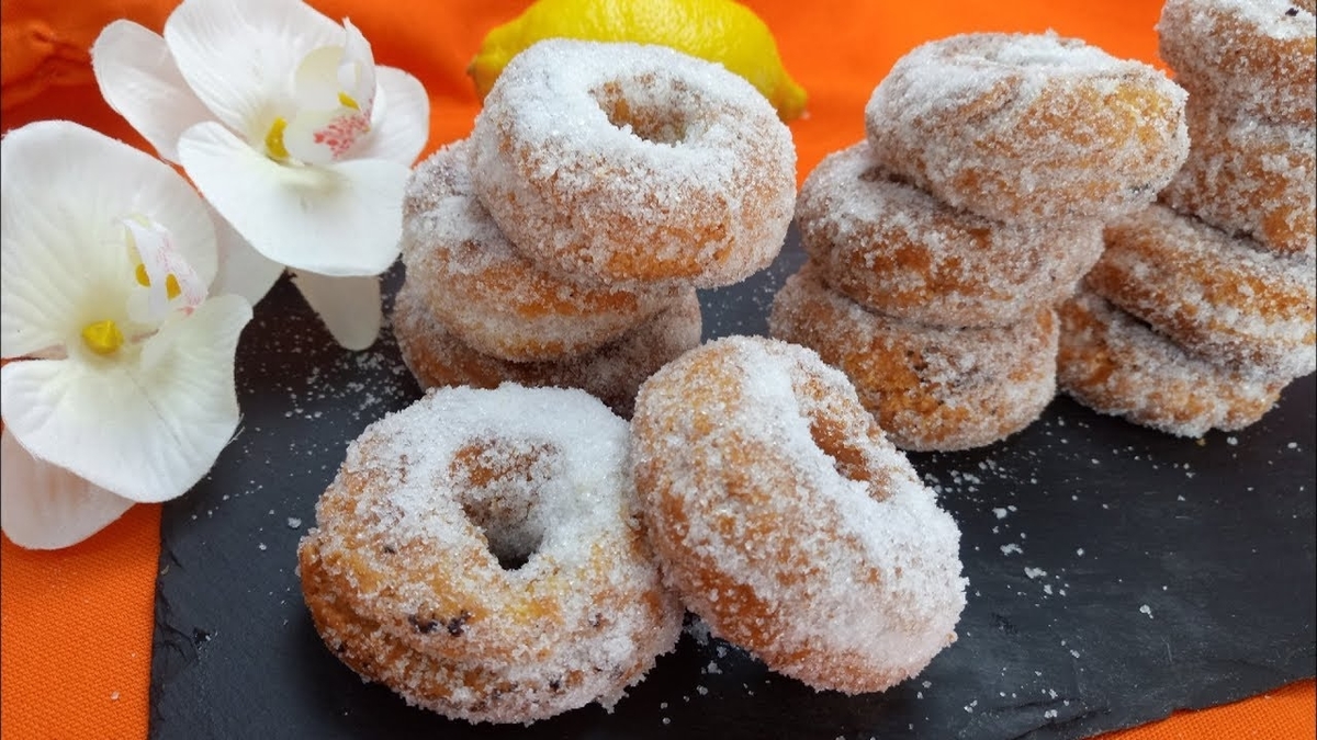rosquitas fritas azucaradas