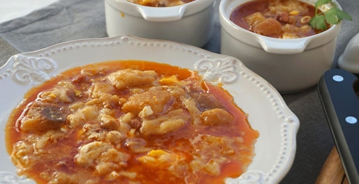 Receta española sopa de ajo