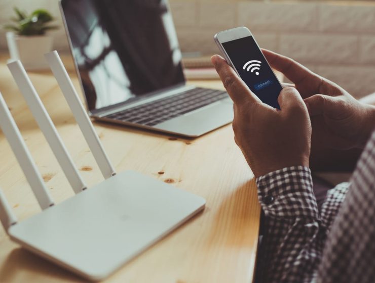 Router para conectar la computadora a internet