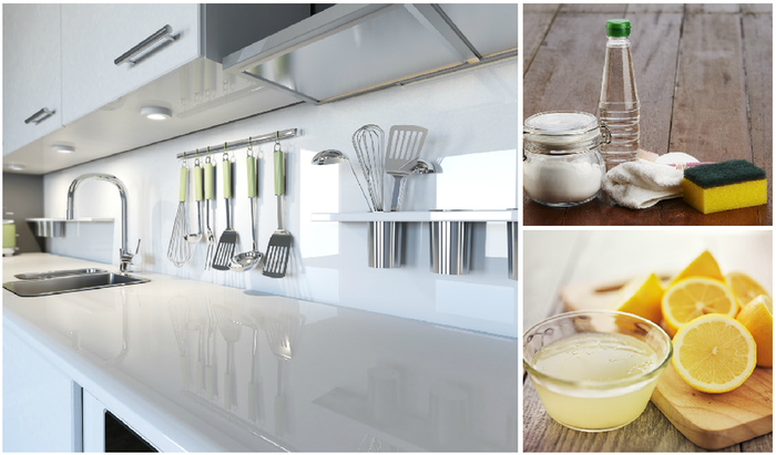 limpiar la cocina con limon