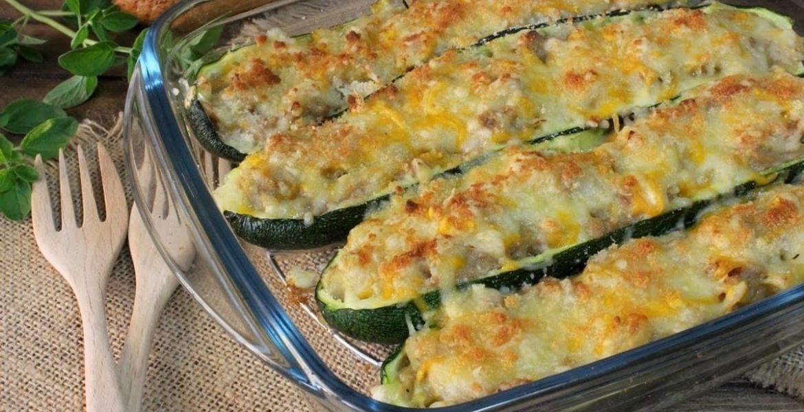 zuchinis con atun