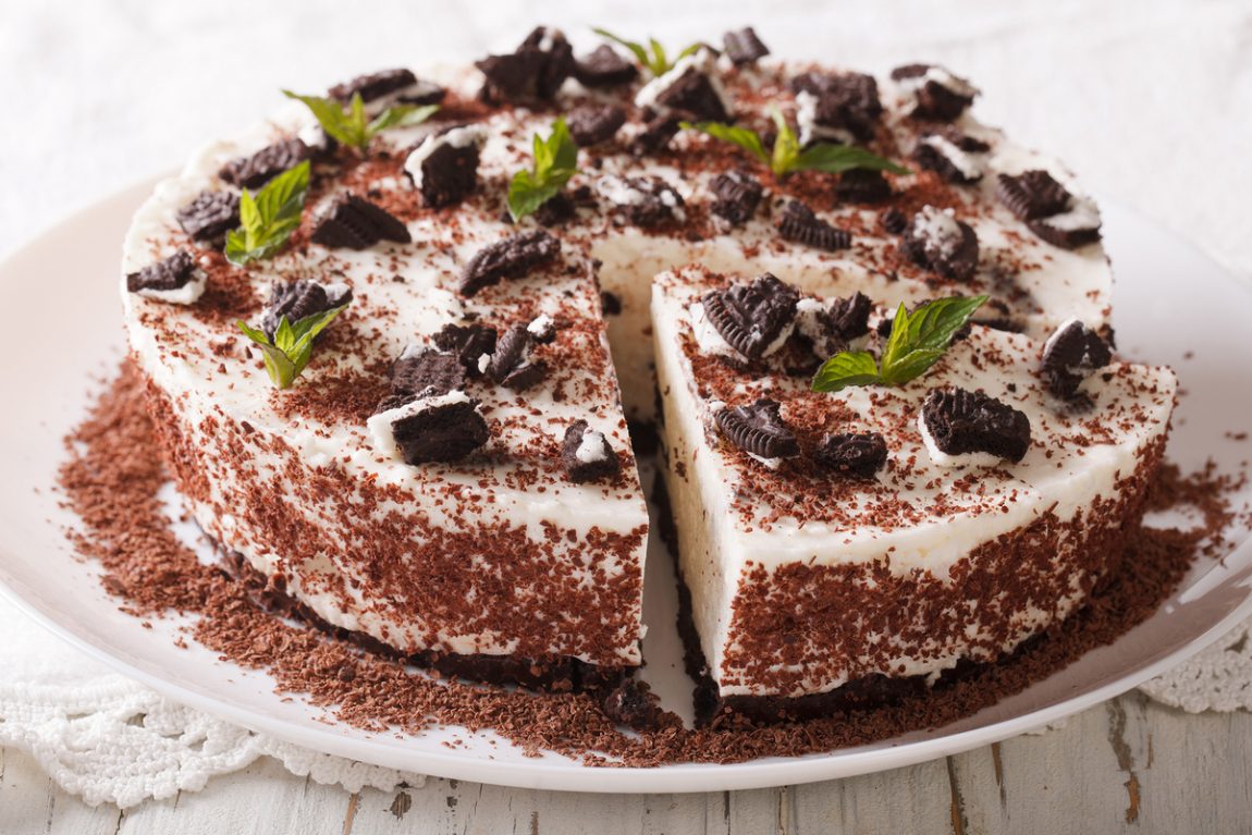 postre helado oreo
