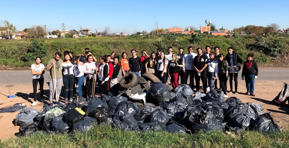 Basura Challenge Argentina: un grupo de jóvenes limpió un predio de José C. Paz 6