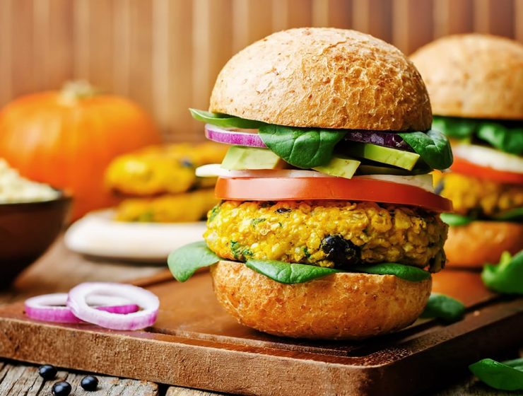 Hamburguesas de calabaza súper ricas y saludables 17 hamburguesas de garbanzos